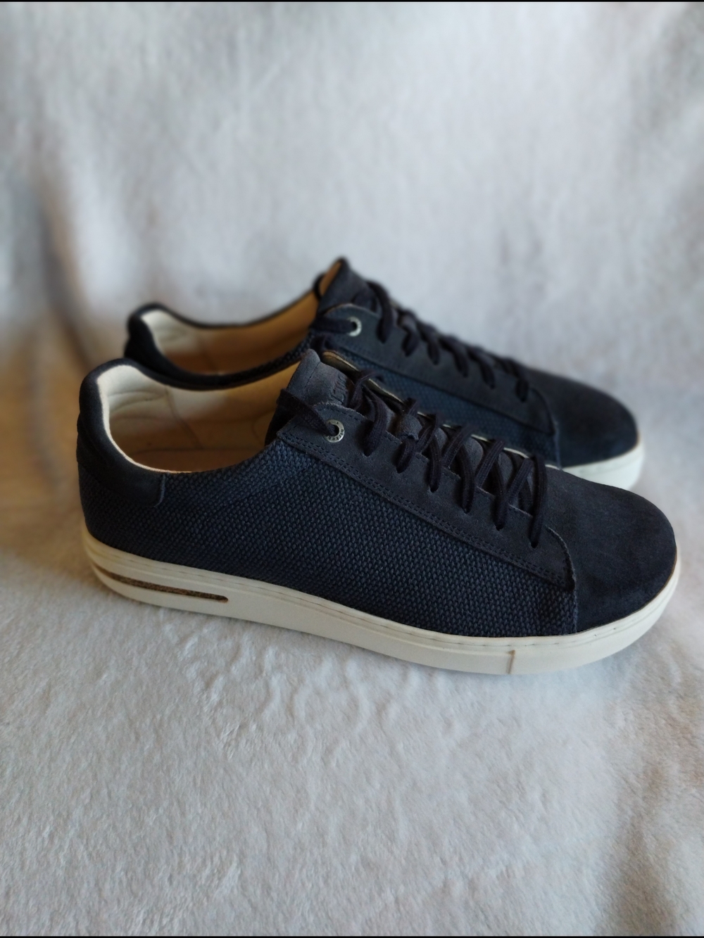 Birkenstock Bend Low Navy Blue Sneakers EU 43 US Women's 12 Footbed